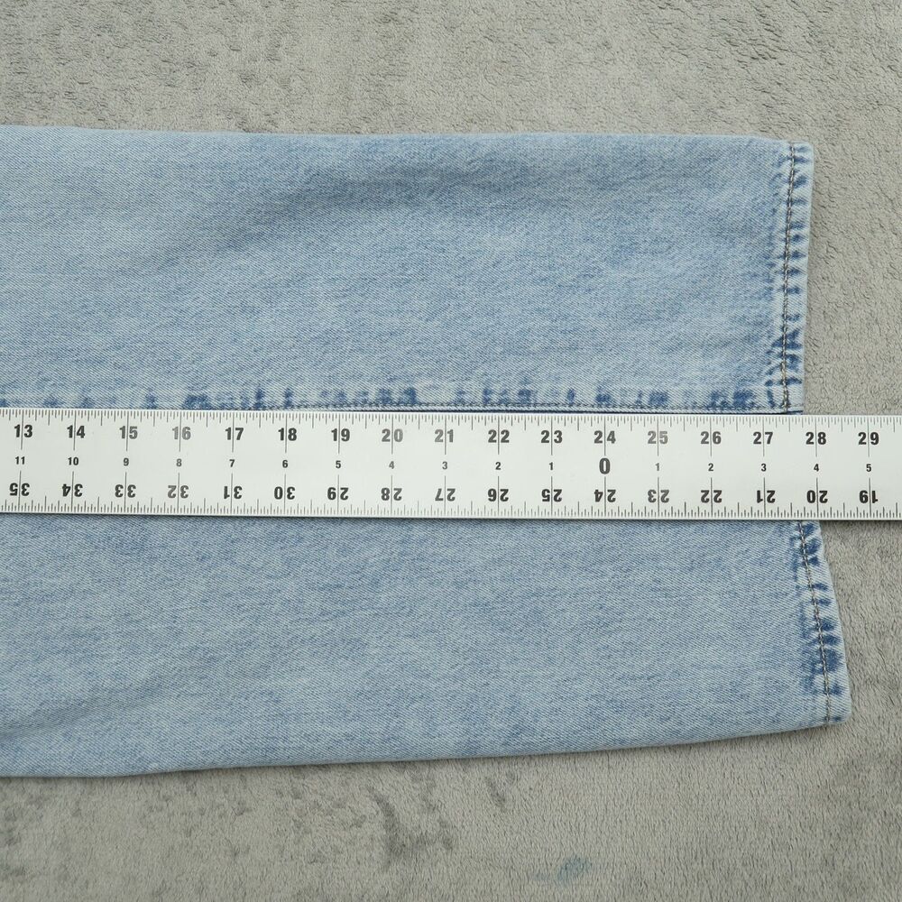 Old Navy Jeans Women's Size 8 High-Rise Baggy Wide-Leg Drapey Denim 28" Inseam - Picture 4 of 16